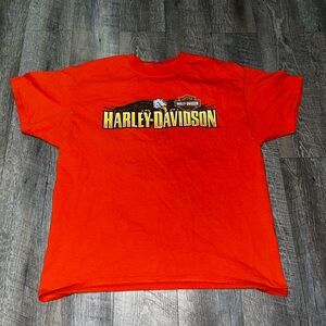 Harley-Davidson Orange Tennessee T Shirt‎ Size L/XL